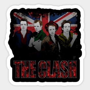 The clash uk vintage Sticker